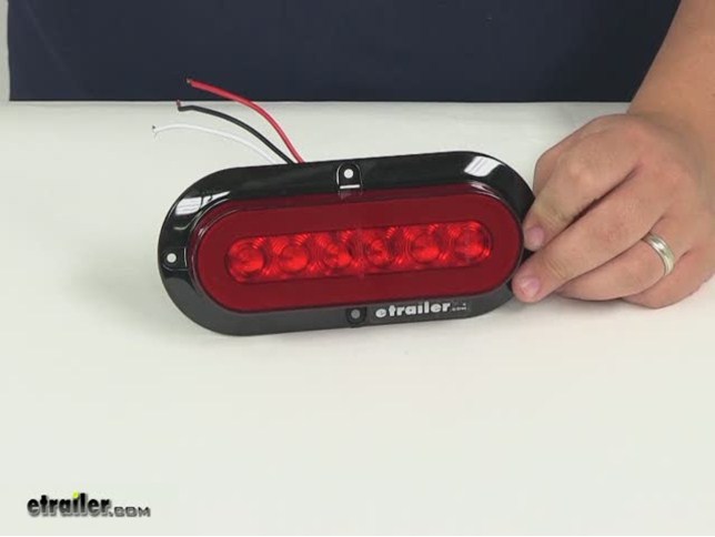 glolight led trailer light stop turn 6 inch trailer lights