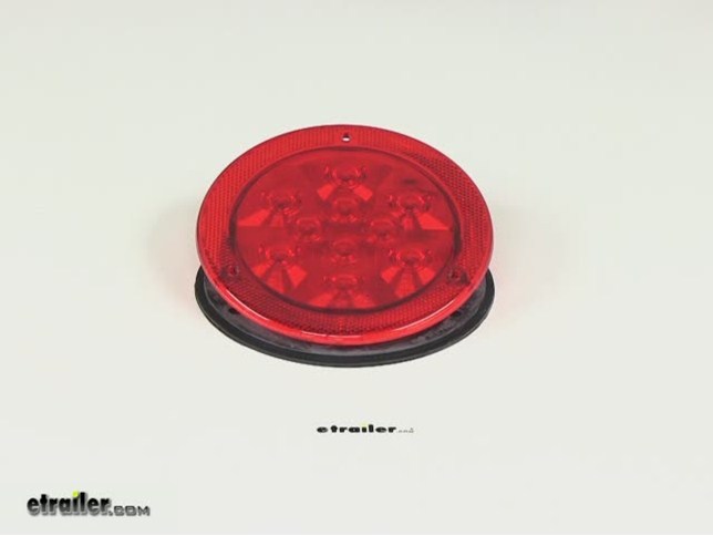 Led Trailer Stop Turn Tail Light - 10 Diode - Sealed - Reflex Flange - 4 U0026quot Round