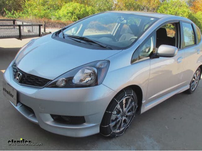 Snow cables for honda fit #3