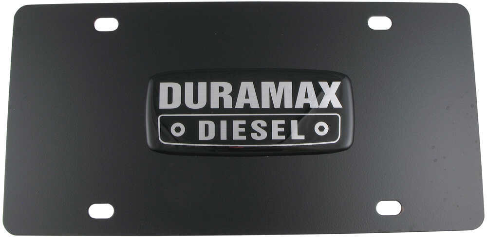 Duramax+Diesel+Logo ... Plate Duramax Diesel Logo Chrome DWD Plastics License Plates 310561