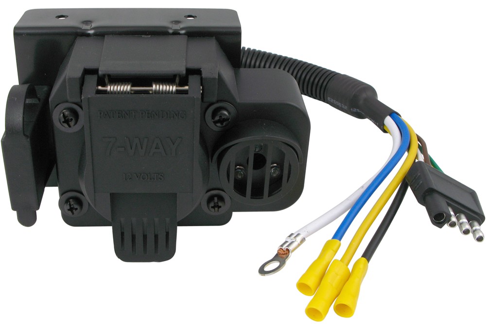 Curt Trailer Connector Adapter With Backup Alarm