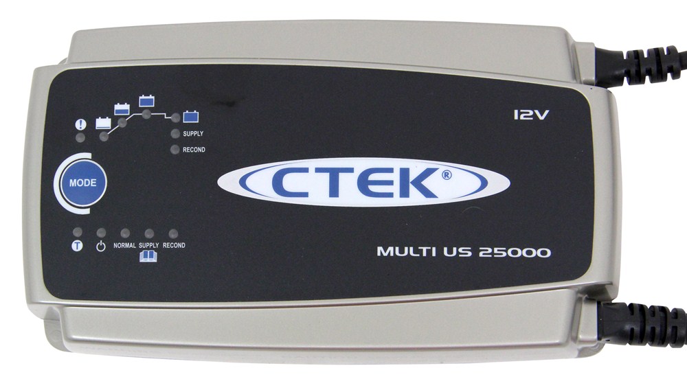 CTEK MULTI US 25000 High-Capacity 12-Volt Battery Charger with Pulse 