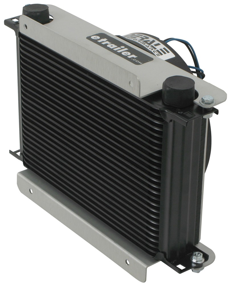 Derale HyperCool Remote Transmission Cooler Kit w/ Fan, 8 AN Inlets