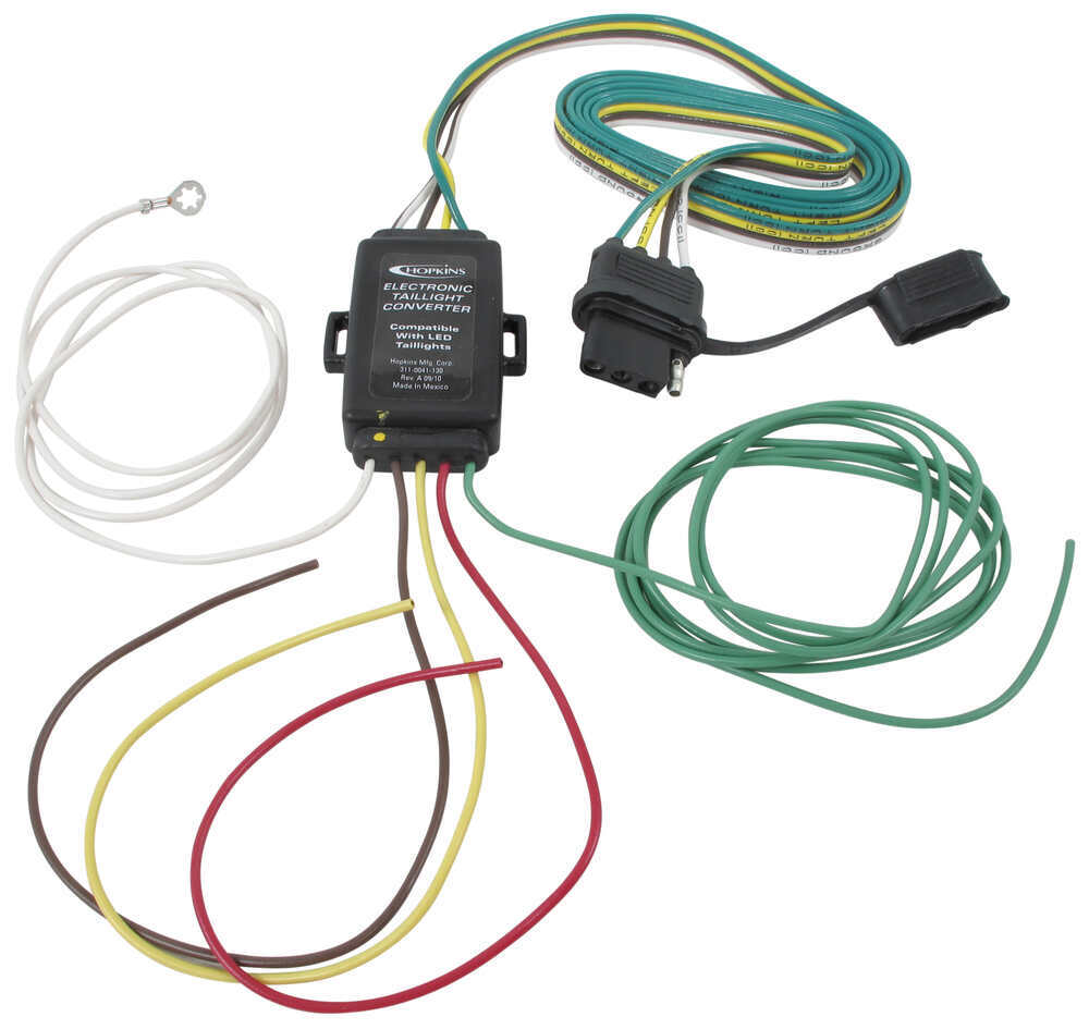 Hopkins Tail Light Converter Kit with 4-Way Flat Connector ...