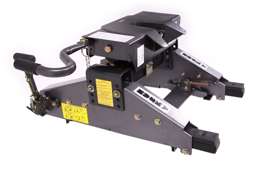 Husky Silver Series 16K W 5th Wheel Trailer Hitch w/ 10 Composite Slider Single Jaw 16,000