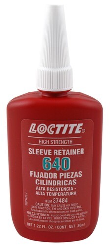 High Temp Sealant >> Loctite Sleeve Retainer 640 - High Strength/High Temp - Green - 1.22-Fl Oz Bottle Loctite Tools ... High Temp Sealant >> Loctite Sleeve Retainer 640 - High Strength/High Temp - Green - 1.22-Fl Oz Bottle Loctite Tools ...