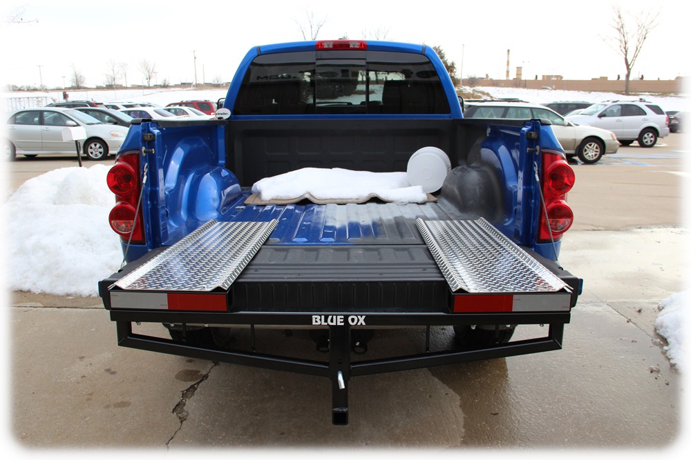 ATV+Carrier+For+Pickup blue ox tailgator utility vehicle hauler for pickup trucks w 2 hitches ...