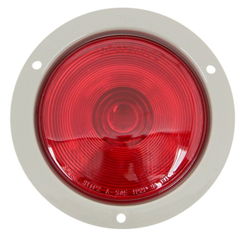 Sealed 4 U0026quot Round Trailer Stop Turn And Tail Light Flange Mount 3