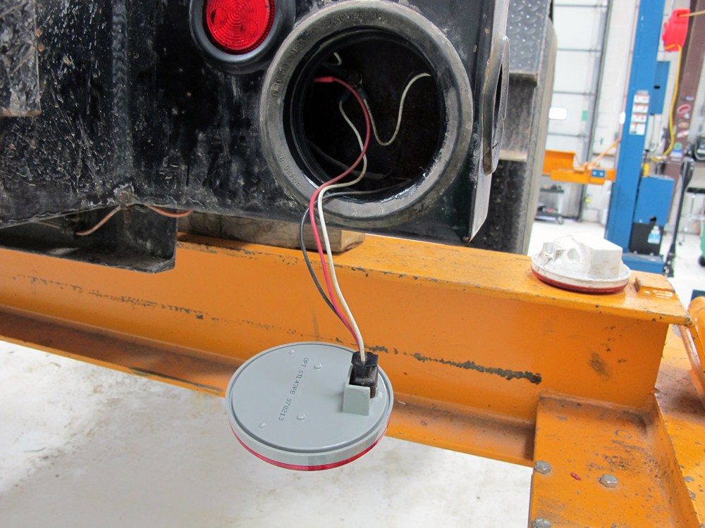 Sealed 4 U0026quot Round Led Trailer Stop Turn And Tail Light Flush Mount 3
