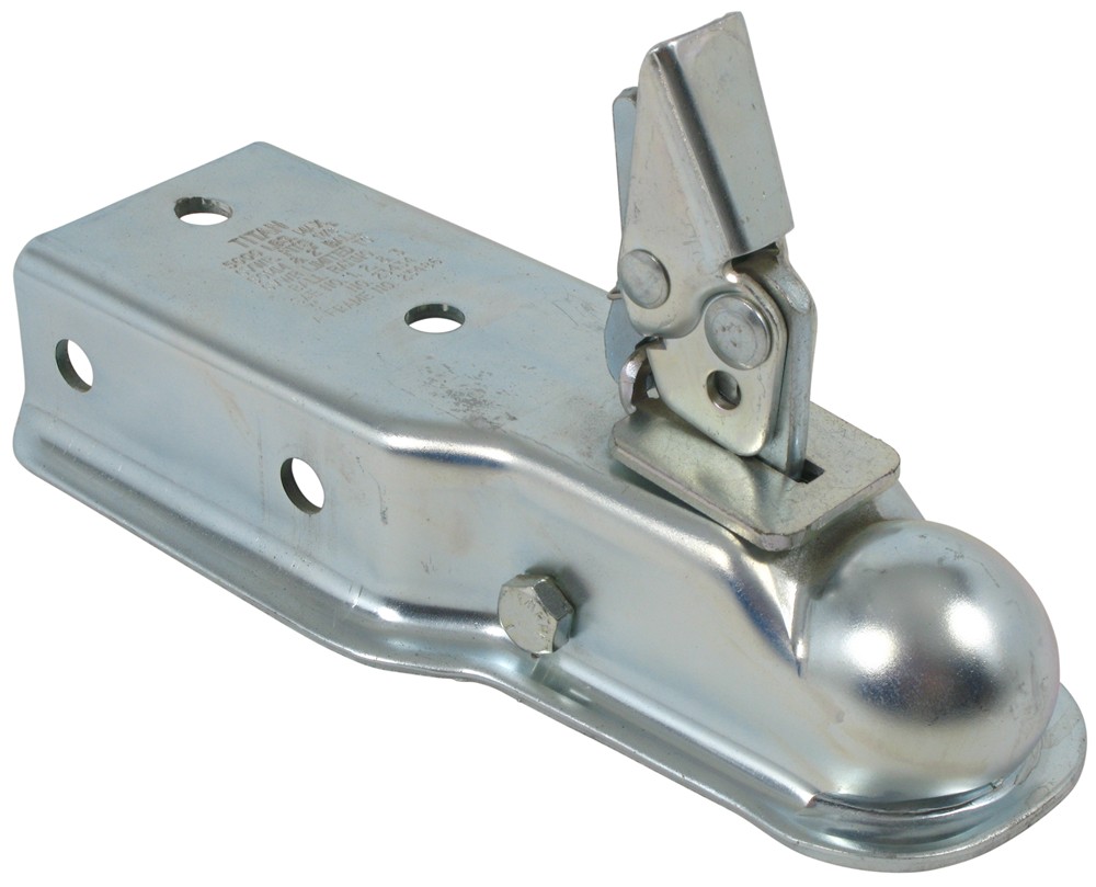 Titan ZincPlated, Leverlock Coupler Adjustable Ball 3" Channel