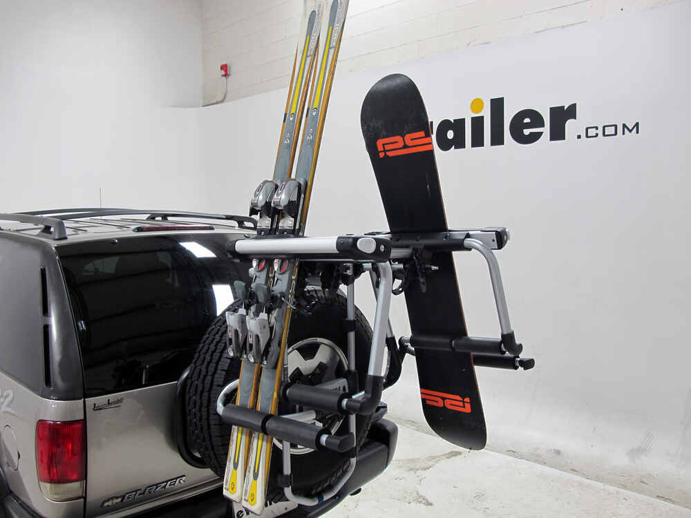 Jeep trailer hitch ski rack #2