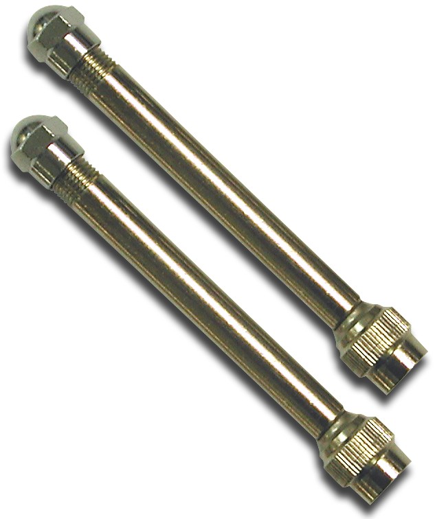 Wheel Masters Tire Pressure Valve Extenders Straight 3" Long Qty