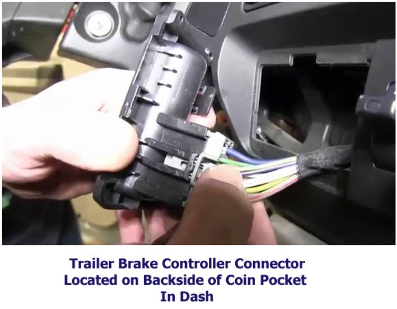 Location Of Brake Controller Connector On 2013 Ford F350
