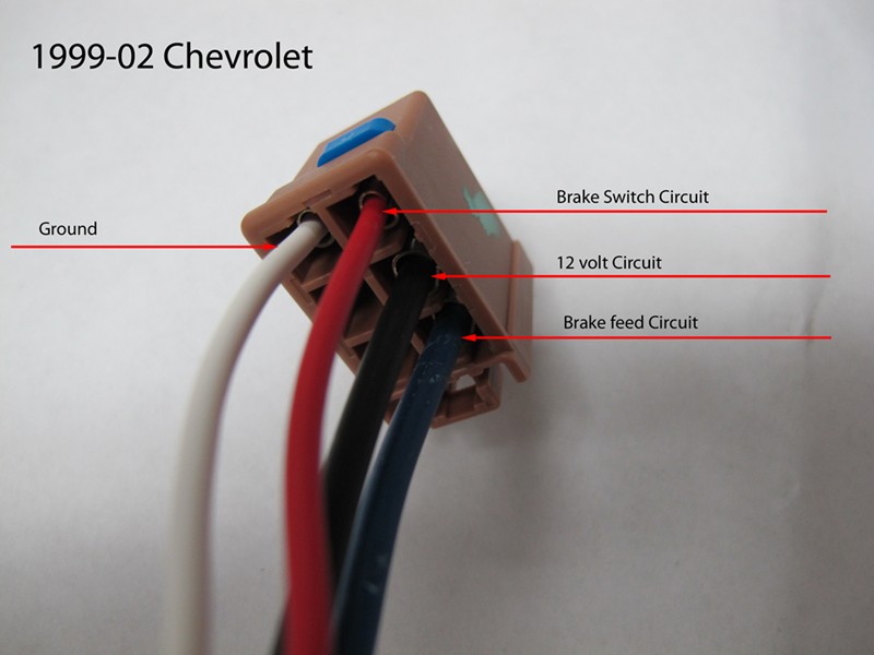 Brake Wire Location For the Hopkins Agility Plug In Wiring on a 2001