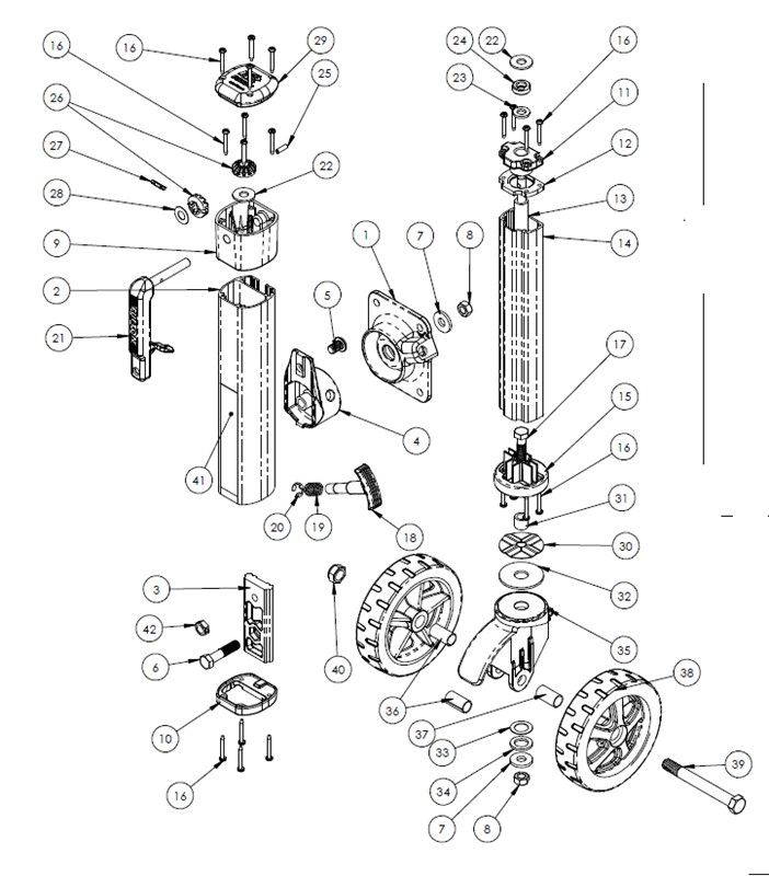 Replacement Gears For A Fulton F2 1 600 Pound Trailer Jack