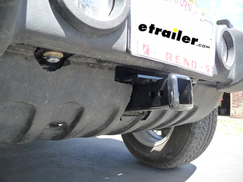 Front mount receiver hitch jeep wrangler