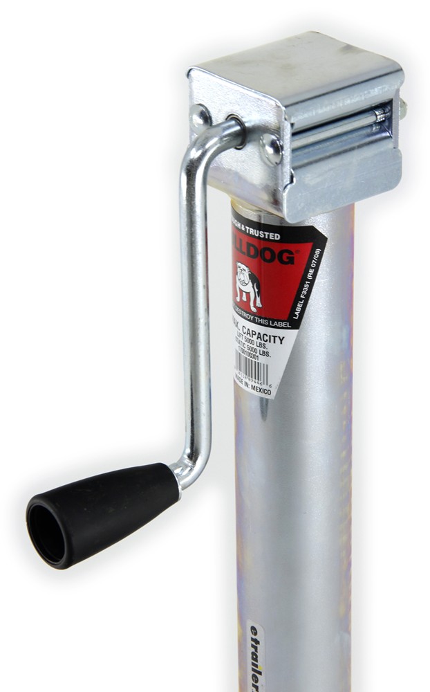 Fastest Shipping and Lowest Prices for Bulldog A-Frame Jack 15 Inch Lift Trailer  Jack. Expert service and Trailer Jack reviews, order online at etrailer.com or call.