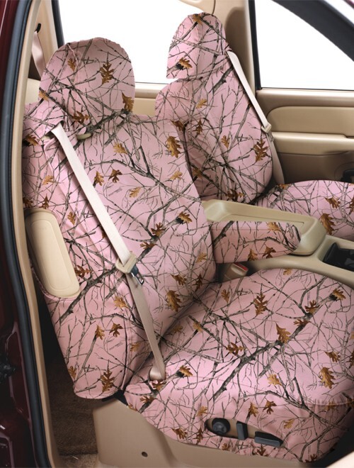 Pink camo seat covers for gmc sierra #2