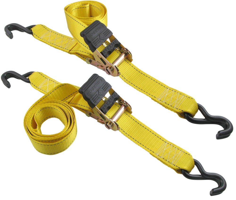 Erickson Easy Ratchet TieDown Straps w/ Release Levers 2 Erickson Easy Ratchet TieDown Straps w/ Release Levers 2