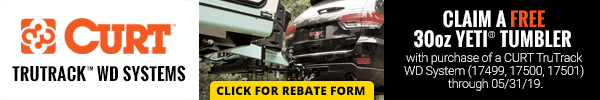 Claim a Free Yeti with Purchase of Select Curt TruTrack WD Systems