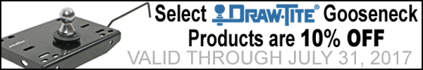 Save 10 percent on Draw Tite gooseneck banners