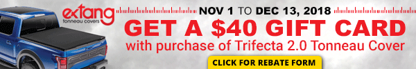 Purchase a Trifecta 2.0 Tonneau Cover and Get a $40 Gift Card