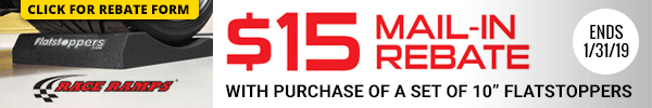 15 Dollar Mail In Rebate on 10 Inch Flatstoppers