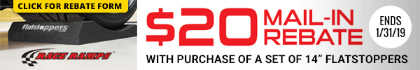 20 Dollar Mail In Rebate on 14 Inch Flatstoppers