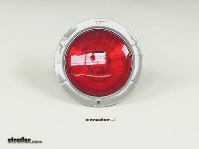 Sealed 4 U0026quot Round Trailer Stop Turn And Tail Light Flange