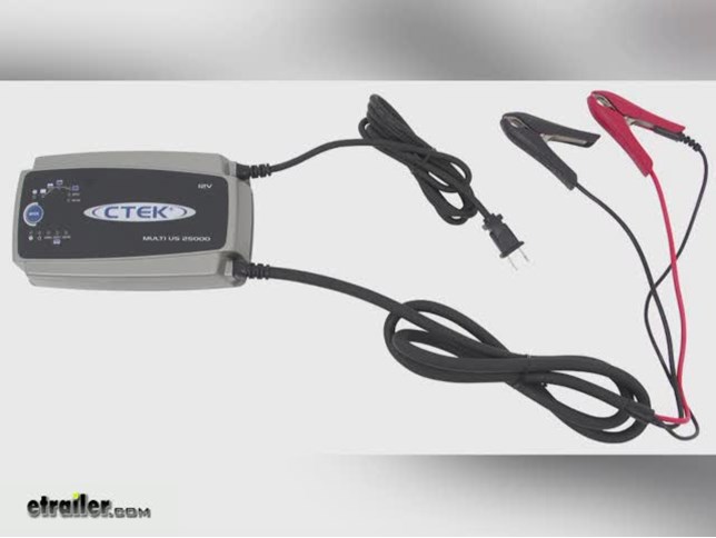 CTEK MULTI US 25000 High-Capacity 12-Volt Battery Charger with Pulse 