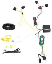 T One Vehicle Wiring Harness With 4 Pole Flat Trailer Connector