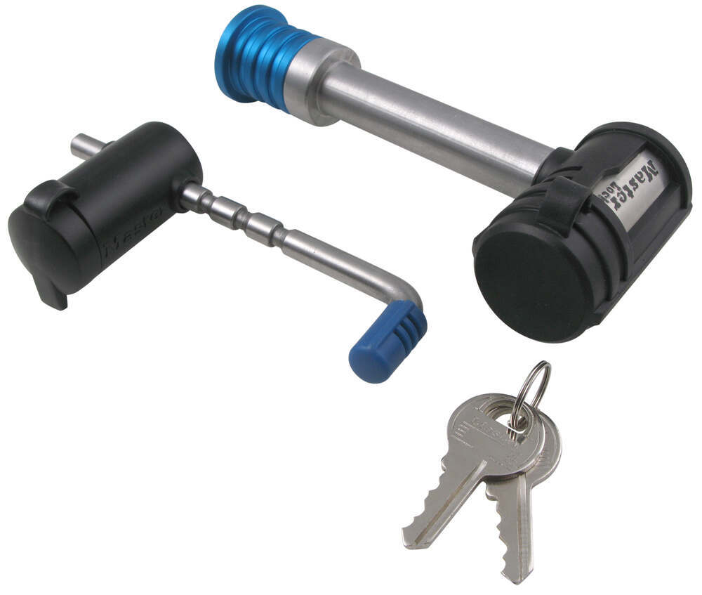 Master Lock Hitch Receiver and Coupler Latch Lock Set Swivel Design