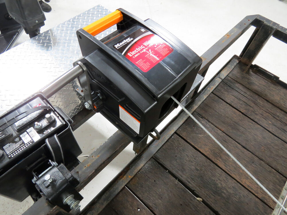 Master Lock Electric Trailer Winch 2,000 lbs. Master Lock Trailer