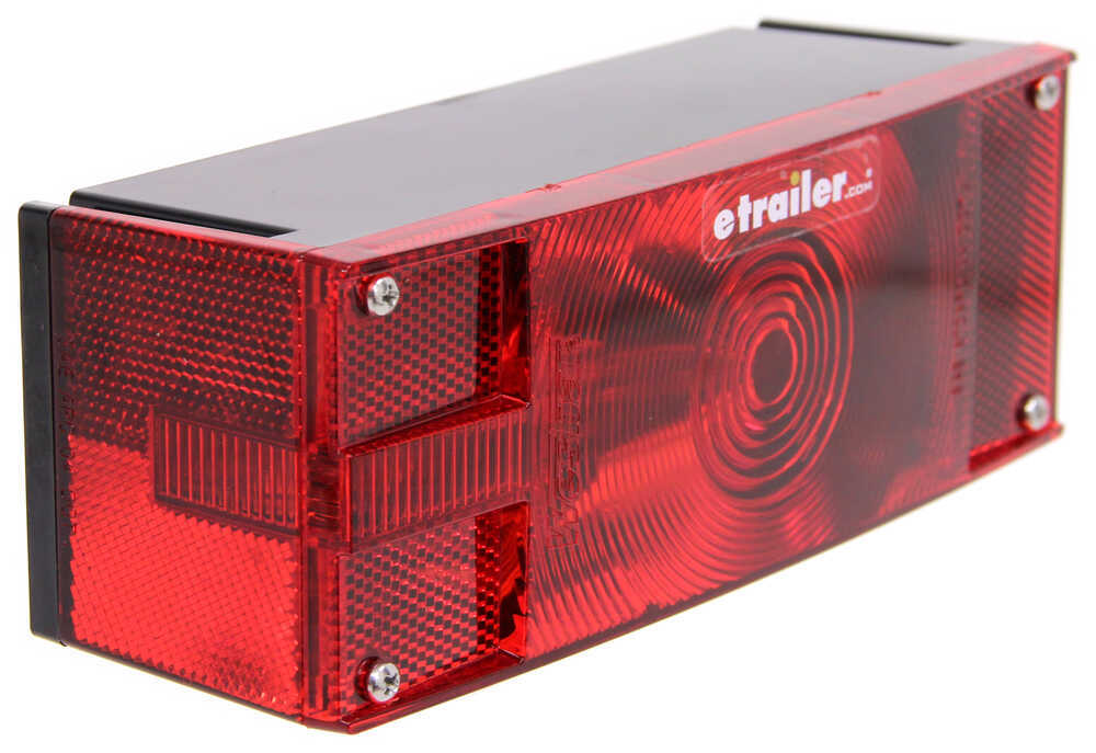 wesbar submersible low profile trailer light with submersible trailer license plate light