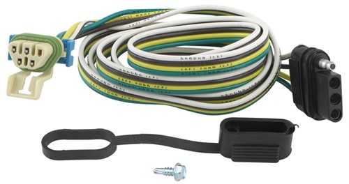 Hopkins Plug in Simple Vehicle Wiring Harness with 4 Pole Trailer