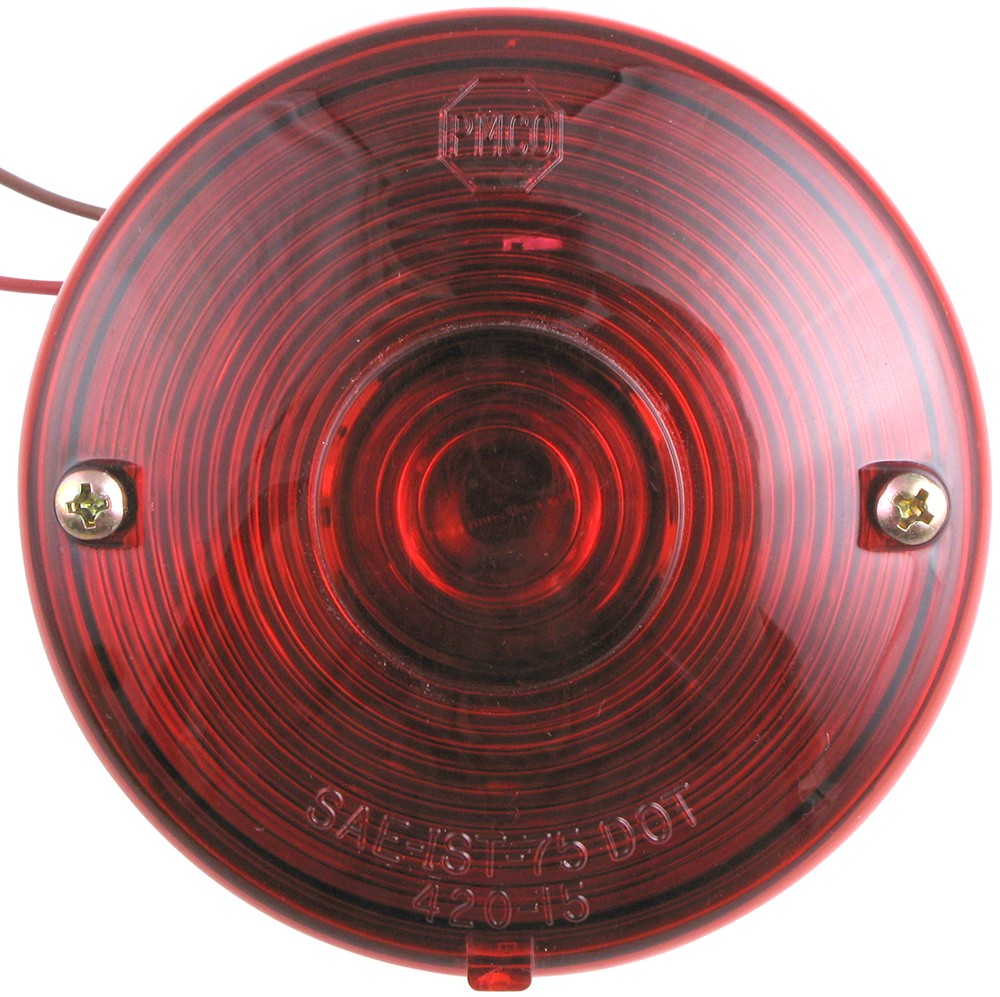compare peterson round vs 4 3 8 quot round etrailer com 3 light trailer light
