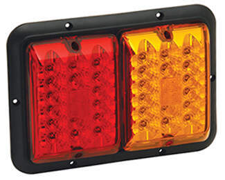 bargman led recessed double light 84 85 series bargman trailer lights