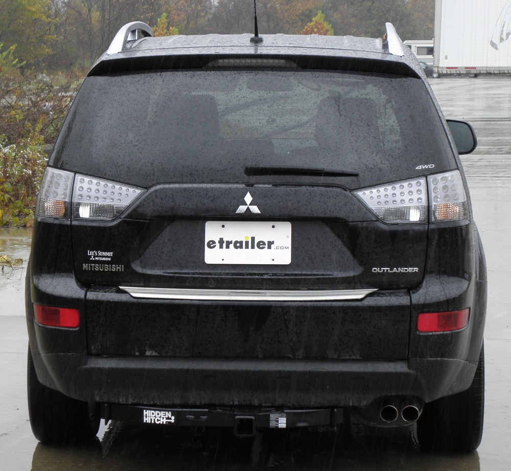 2009 mitsubishi outlander Trailer Hitch Hidden Hitch