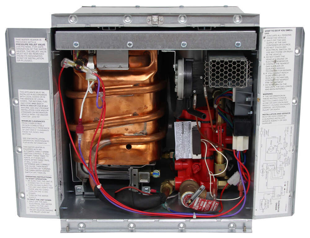 OnDemand Tankless RV Water Heater Gas Automatic Pilot 12 Volt