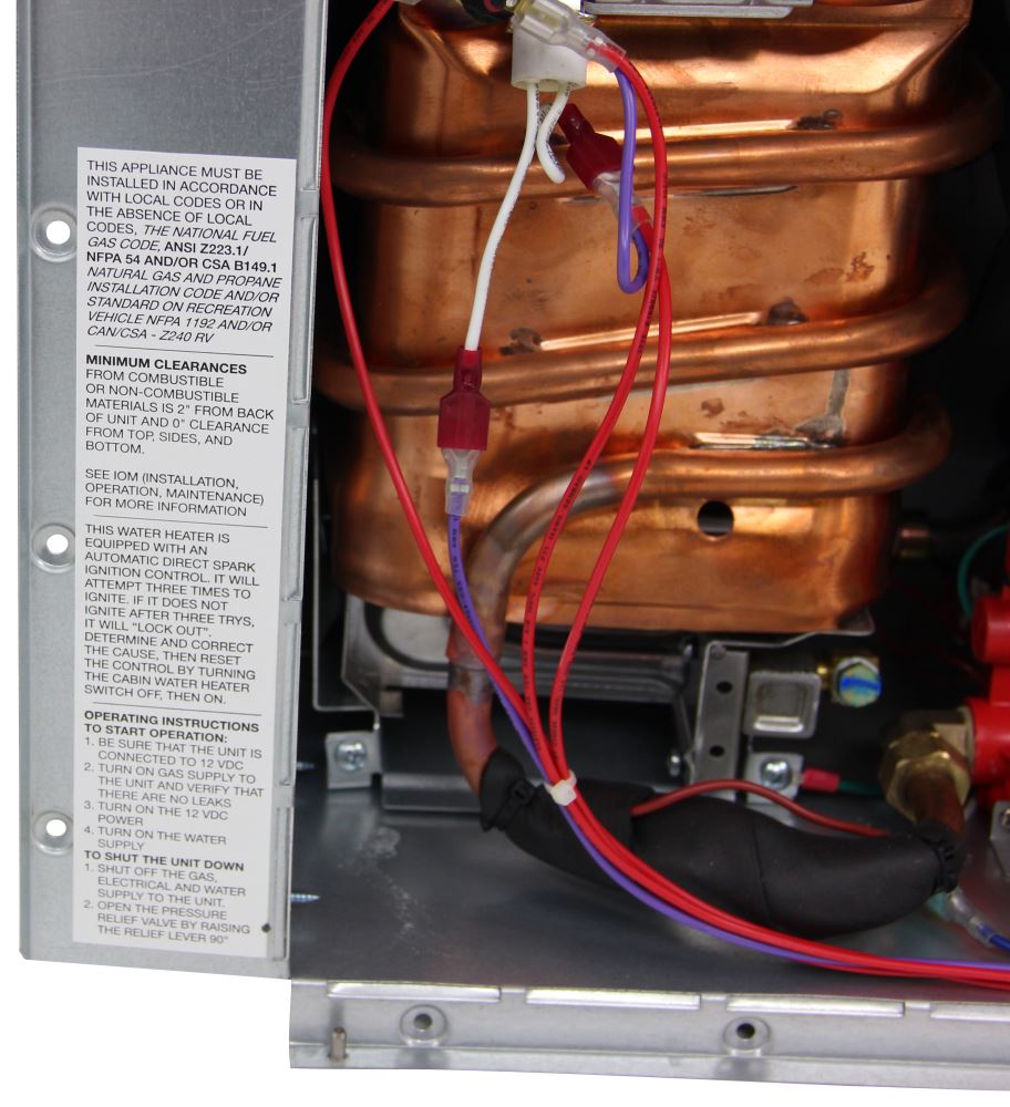 OnDemand Tankless RV Water Heater Gas Automatic Pilot 12 Volt