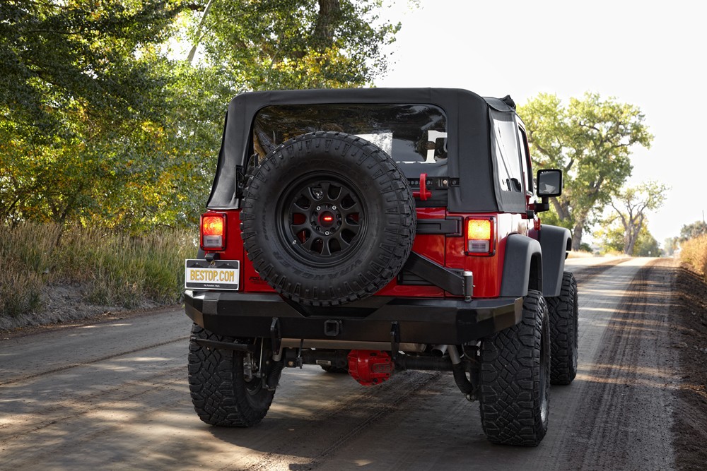 2011 Jeep wrangler unlimited rear bumper #2