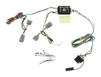 Curt T-Connector Vehicle Wiring Harness with 5-Pole Flat Trailer