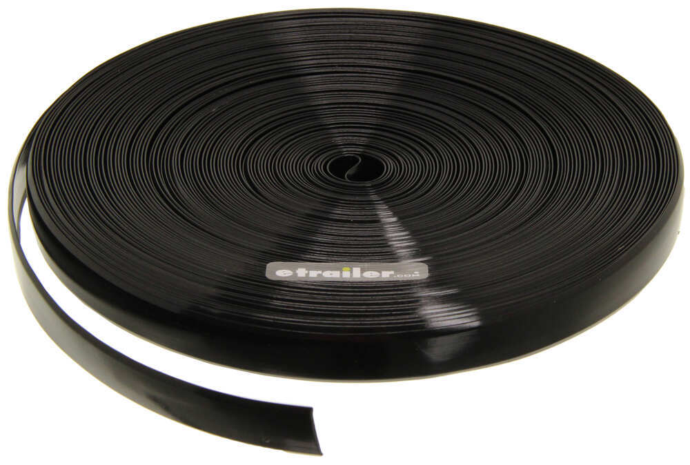 Camco RV Vinyl Trim Insert - Black - 100' Long x 1" Wide