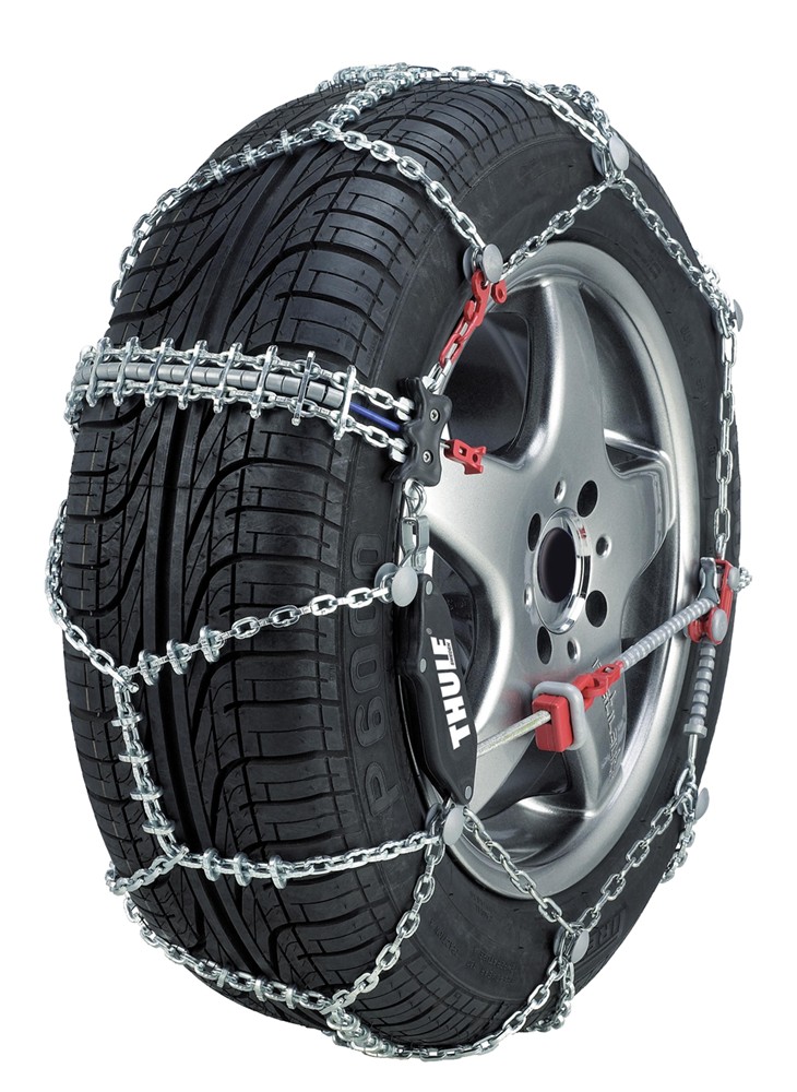 Thule SelfTensioning Snow Tire Chains Diamond Pattern D Link