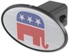 Great American Products republican elephant trailer hitch cover.