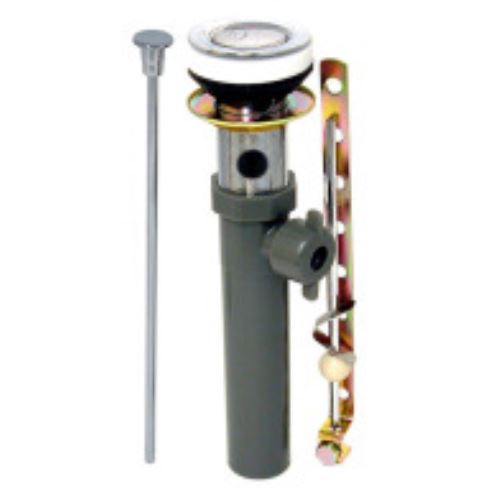 Replacement Pop Up Drain Assembly with Overflow Chrome Finish Metal