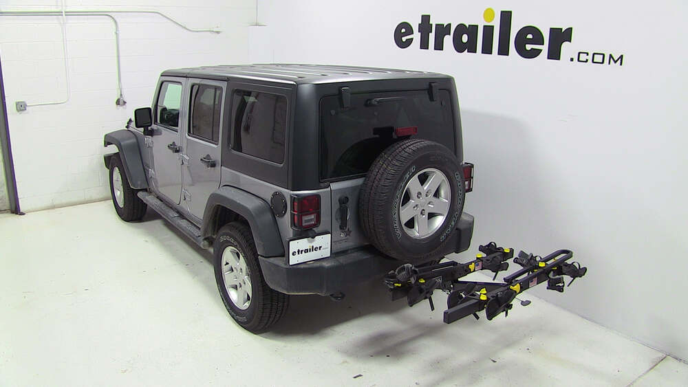 2016 Jeep Wrangler Unlimited Saris Freedom 4 Bike Platform Rack 2