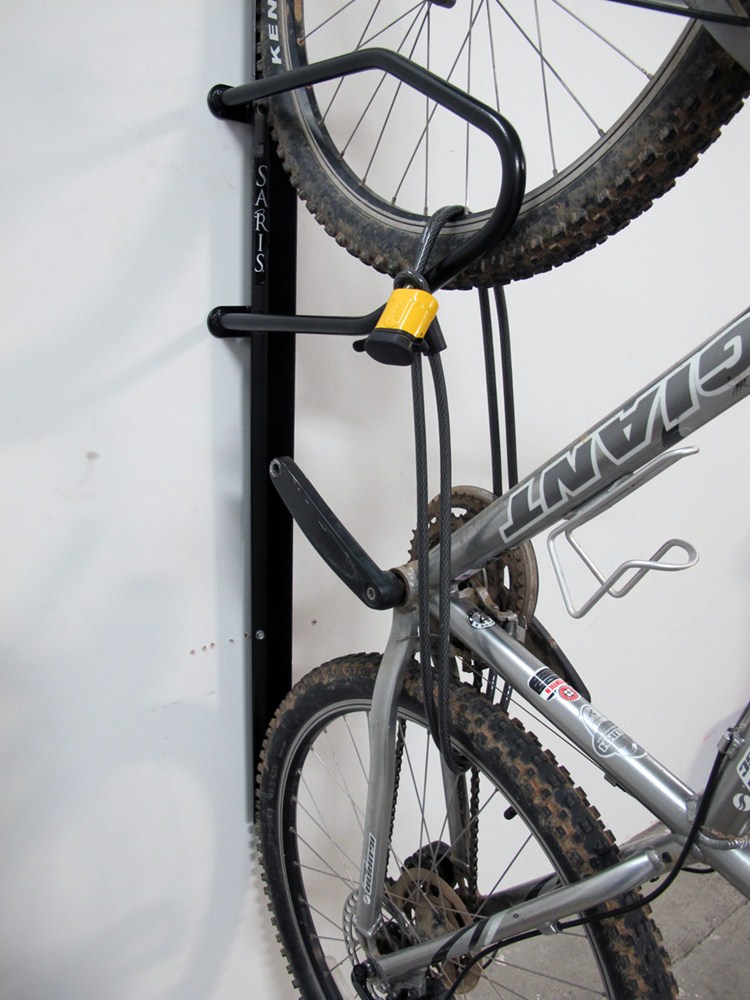 Saris Bike Trac Vertical Bike Storage Rack Wall Mount Lockable 1