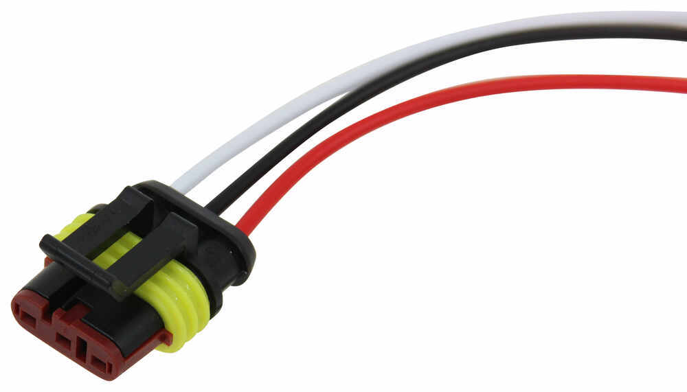 3-Wire Pigtail for Optronics Trailer Lights - Weathertight Plug - 10