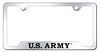 Au-Tomotive Gold U.S Army license plate frame.